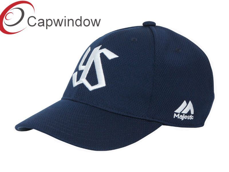 Wholesale Navy Majestic Baseball Cap with Embroidery Logo