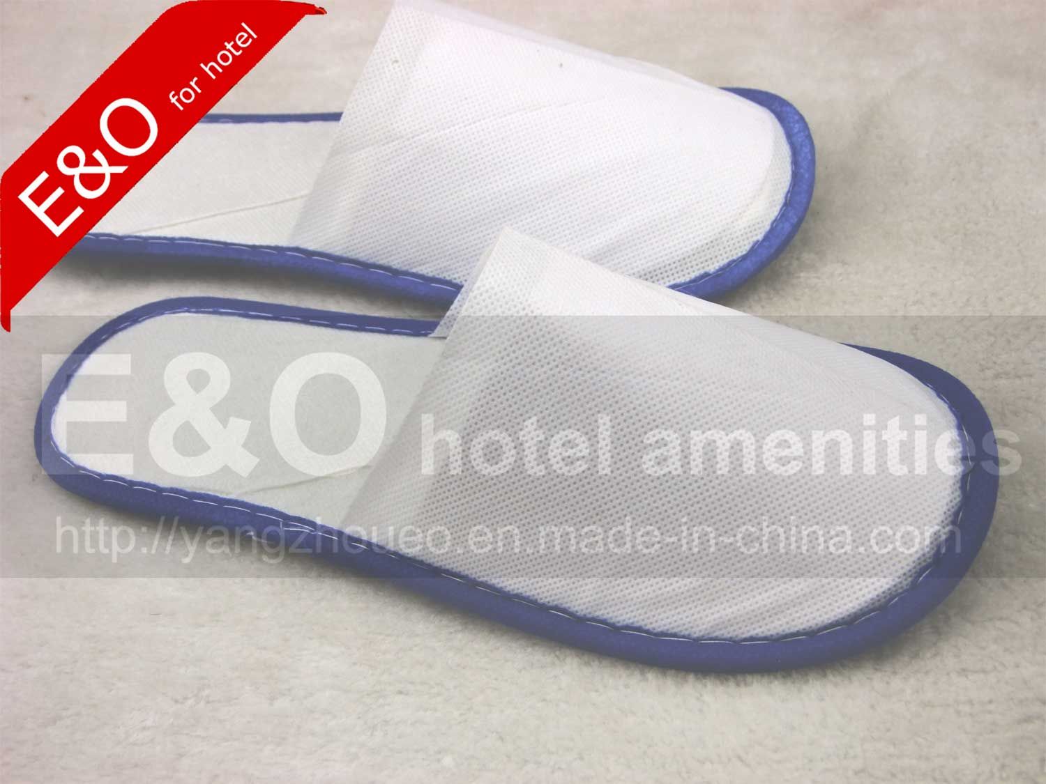 Cheap Disposable EVA Non-Woven Slippers with Sponge Sole