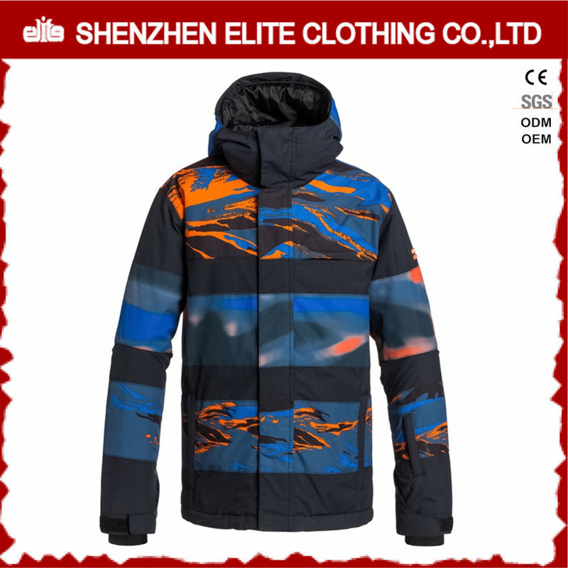 Customized Windbreaker Breathable Sublimation Snowboard Jackets (ELTSNBJI-33)