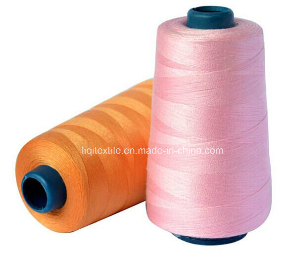 100% High Tenacity Polyester Spun Sewing Thread