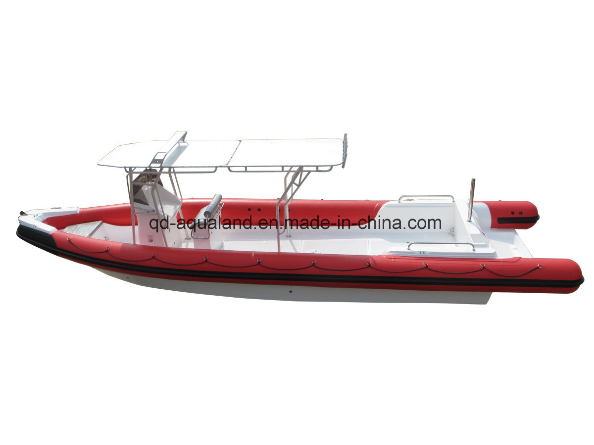 Aqualand 5 Feet 10.5m Rigidinflatable Water Taxi Boat/Military Rescue Patrol Rib Motor Boat (rib1050b)