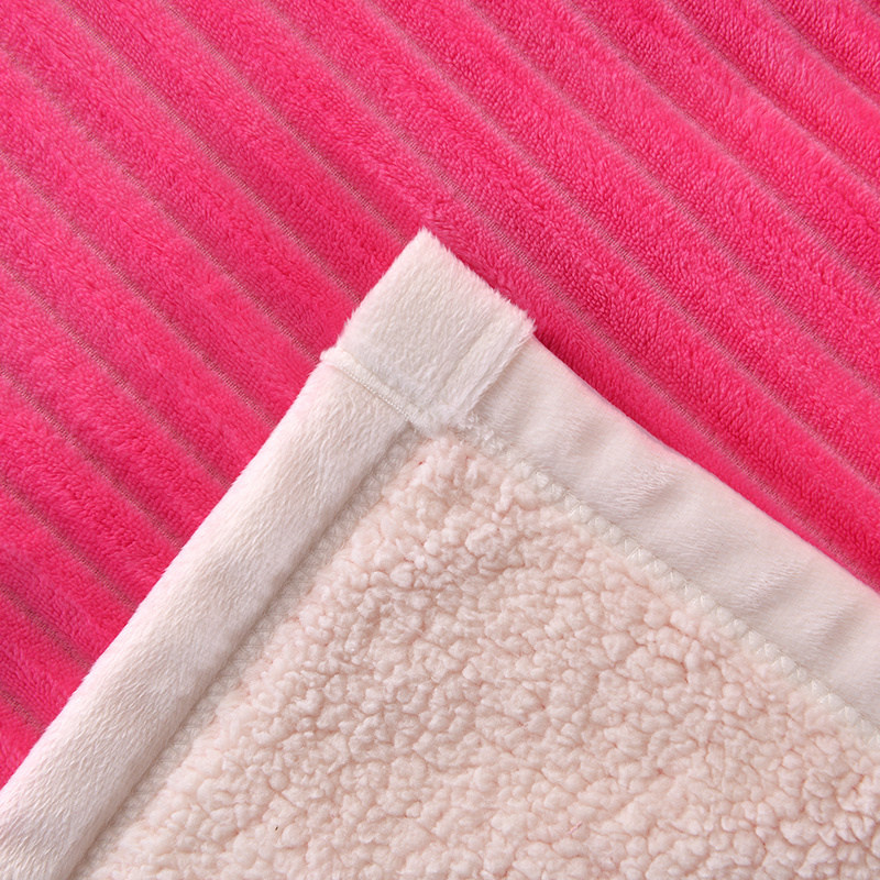 Polyester Sherpa Berber Fleece Blanket