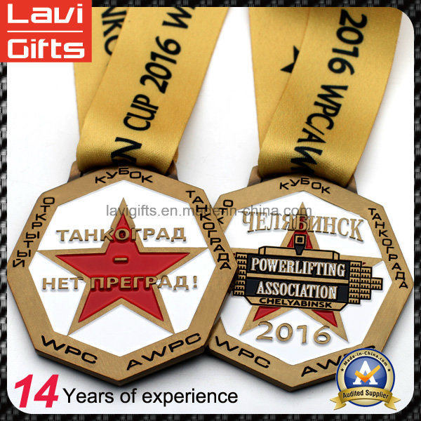 2017 Customize Zinc Alloy Casting Sports Metal Medals