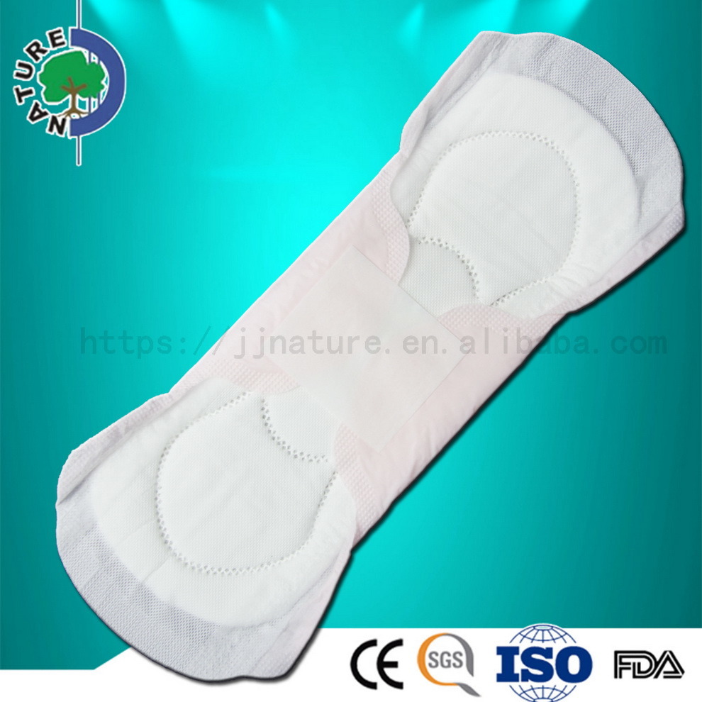 Competitive Price Mesh Cover Sanitary Napkin with Wings