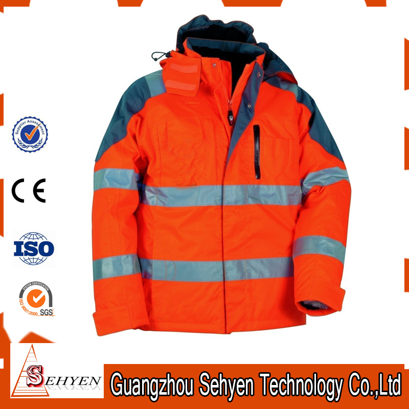 High Quality Men's High Visibility Security Safety Reflective Jacket