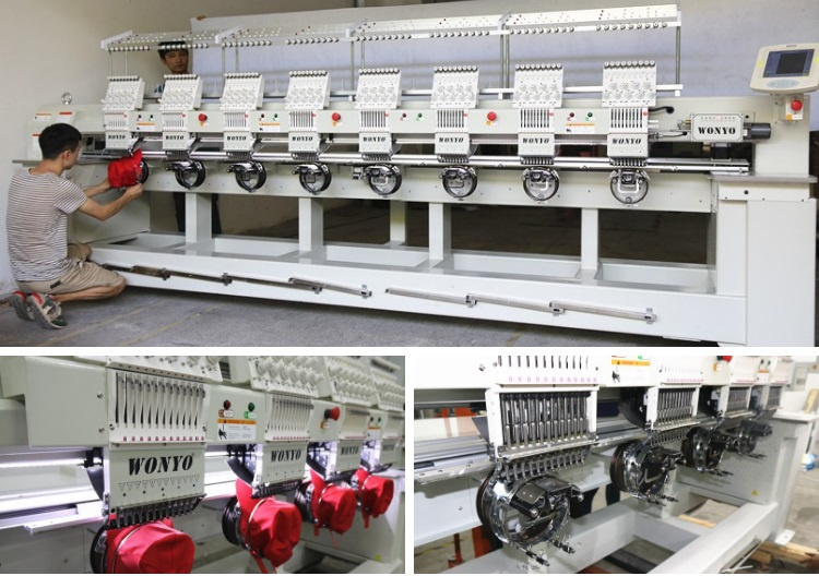 Computerized Operation and 8 Heads Not Tajima Embroidery Machine