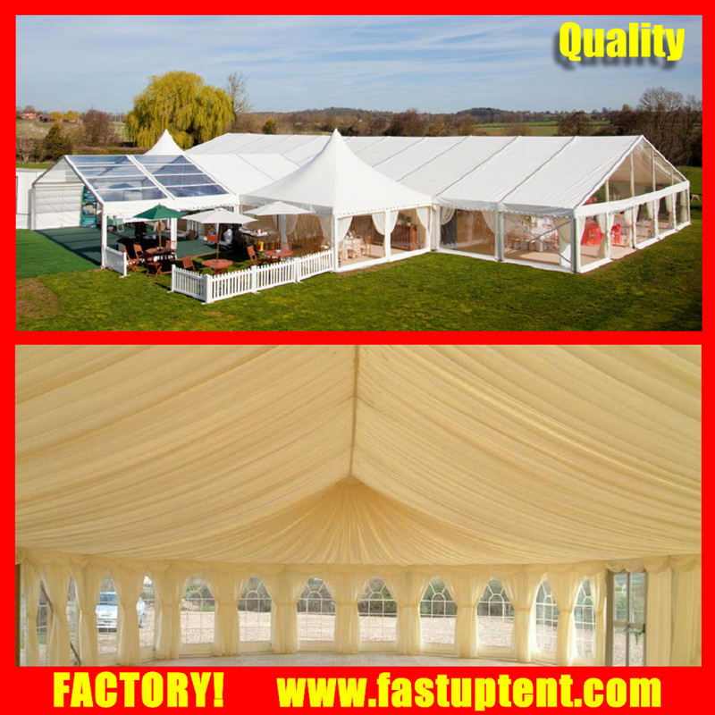 Large Marquee Party Garden Tent Curtain for Event with Ceiling