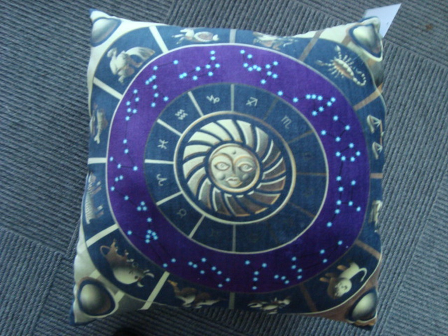 Printed Micro Fiber/Different Fabric Cushion with Comfort Filling