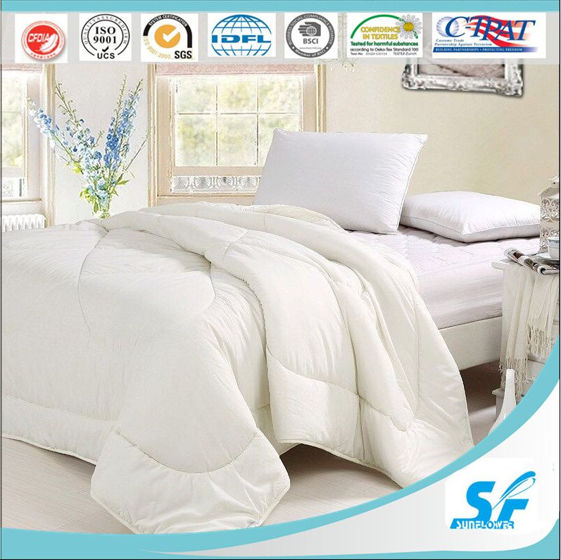 Plain Dying Hotel Quilts/Duvet/Comforter Microfiber Polyester Filling