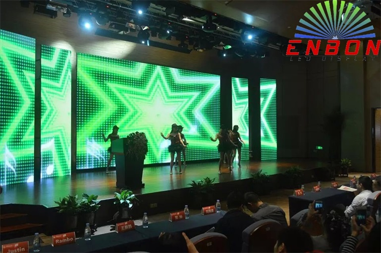 Cheap P20 Indoor Stage LED Display Curtain to Creat Special Lighting Effect