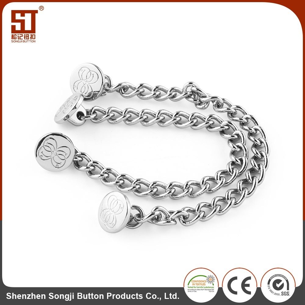 Simple Fashion Color Matching Metal Bags Button