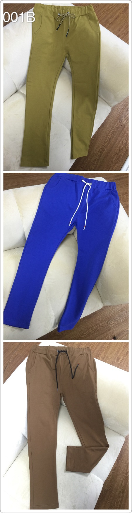 430 GSM Autumn/Winter Plus Size Men's Casual Pant Color Knitting Jeans