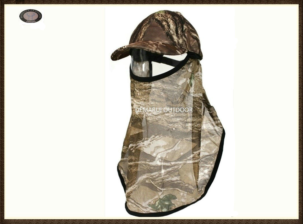 Camo Cap with Mask for People to Do Outdoor Sports