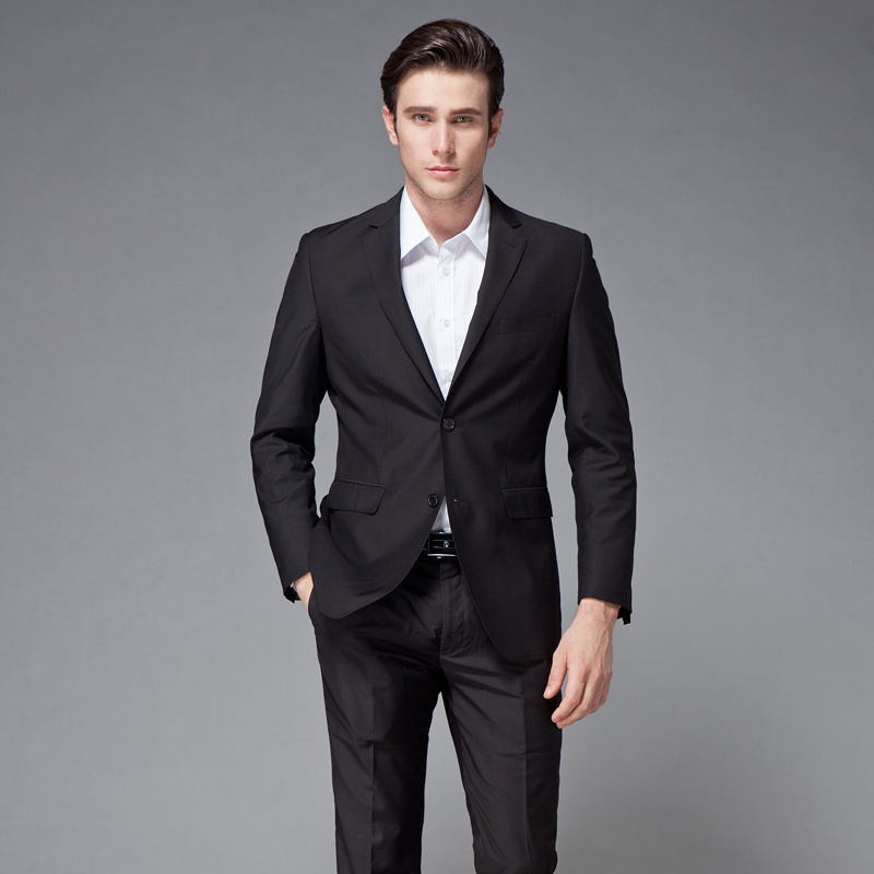 Men's Business and Wedding Black Dress