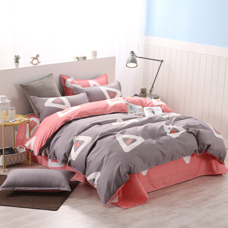 Modern Home Textile Cute Simple Microfiber Bedspreads Polyester Bedding
