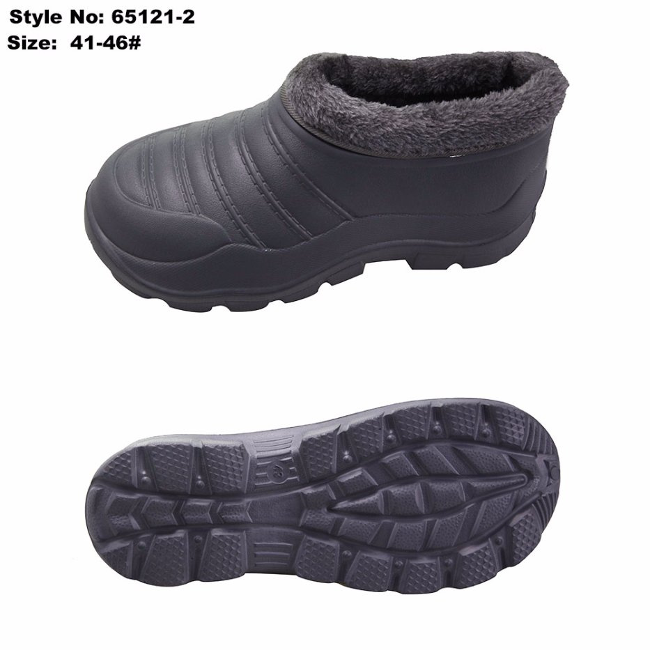 Indoor Home Men Flush Clog Winter Shoes