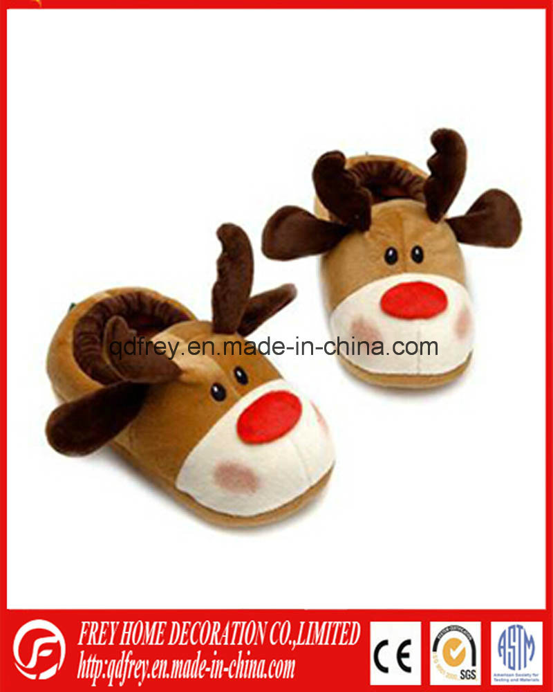 Hot Sale Christmas Deer Toy Slipper