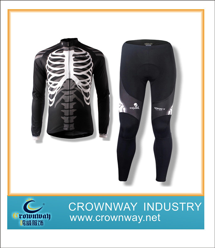 Full Zip Compressed Cycling Suit for Men