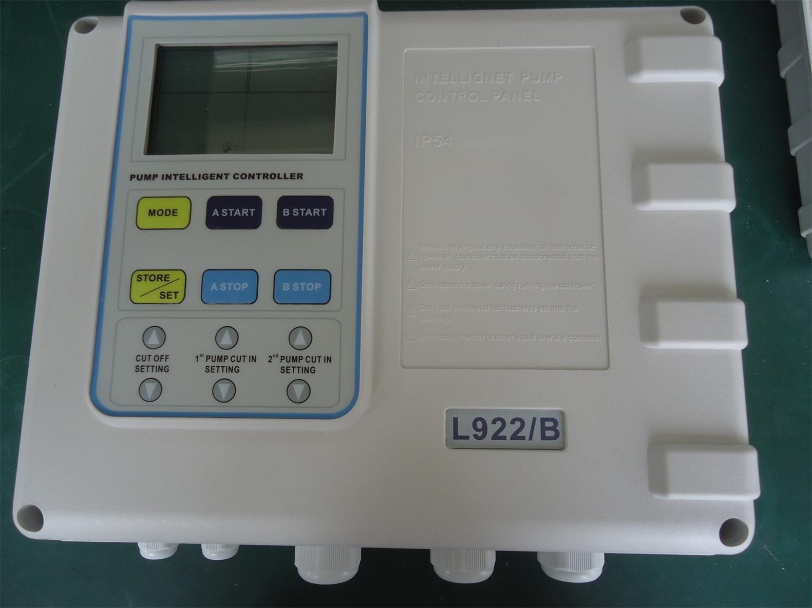 Water Pump Control Box, One Button Calibration, IP 54