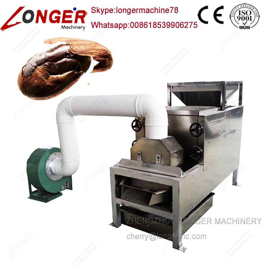 Cacao Peeler Processing Machinery Peanut Skin Cocoa Bean Peeling Machine