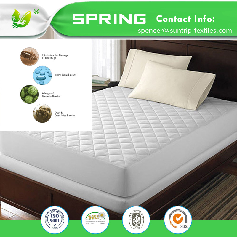 Bed Bug Proof Bacterial Mattress Cover Limit Discount Fitted Style Mattress Protector Cover All Size