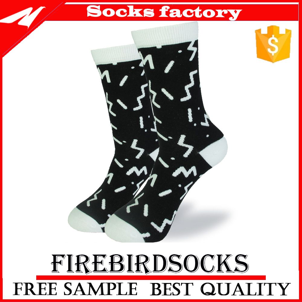 Young Boys Comfortable Funny Dress Socks Custom Your Own Socks