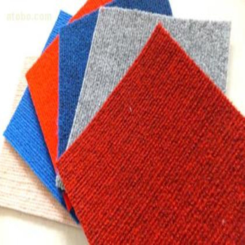 Needle Punched Red Stripe Exhibition Carpet