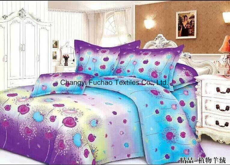 Very Light 100% Microfiber Beautiful Bedding Set T/C 50/50