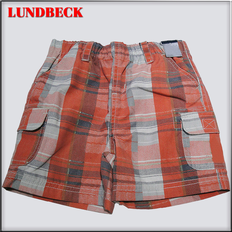 Plaid Board Shorts for Boy 's Wear