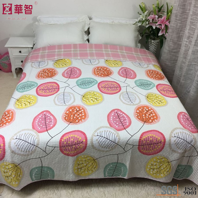 Polyester Printed Microfiber Quilt Set