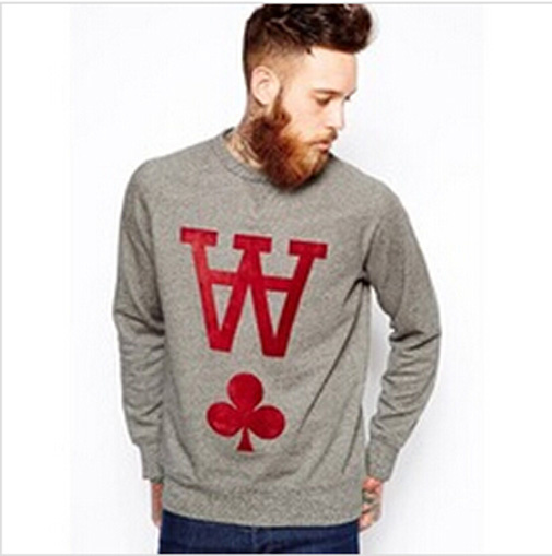 Custom Nice Cotton/Polyester Printed Sweatshirt of Fleece Terry (F091)