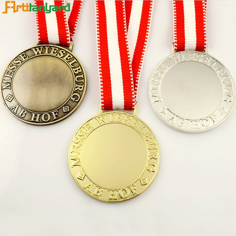 Customized Metal Souvenir Sport Medal with Ribbon