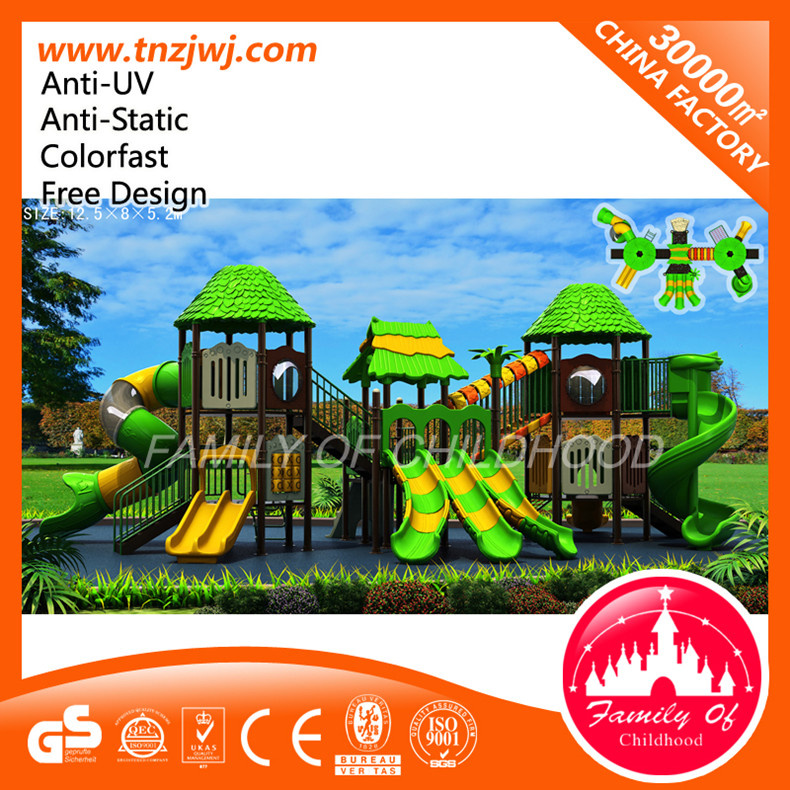 Large School Plastic Slide Outdoor Playground for Children