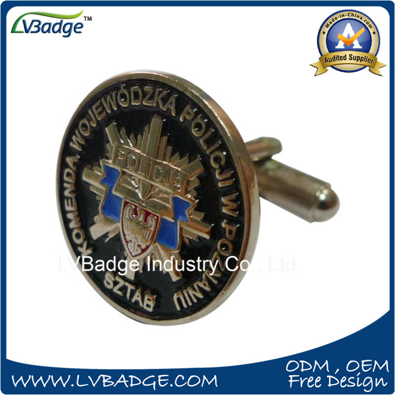 Free Design Logo Custom Alloy Cufflink
