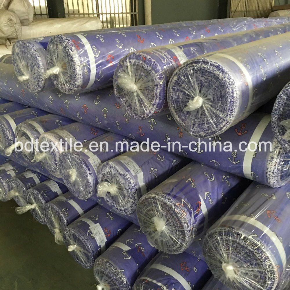 Anchor Design Polyester Fabric for Clothin, Wholesale Fabric Textile