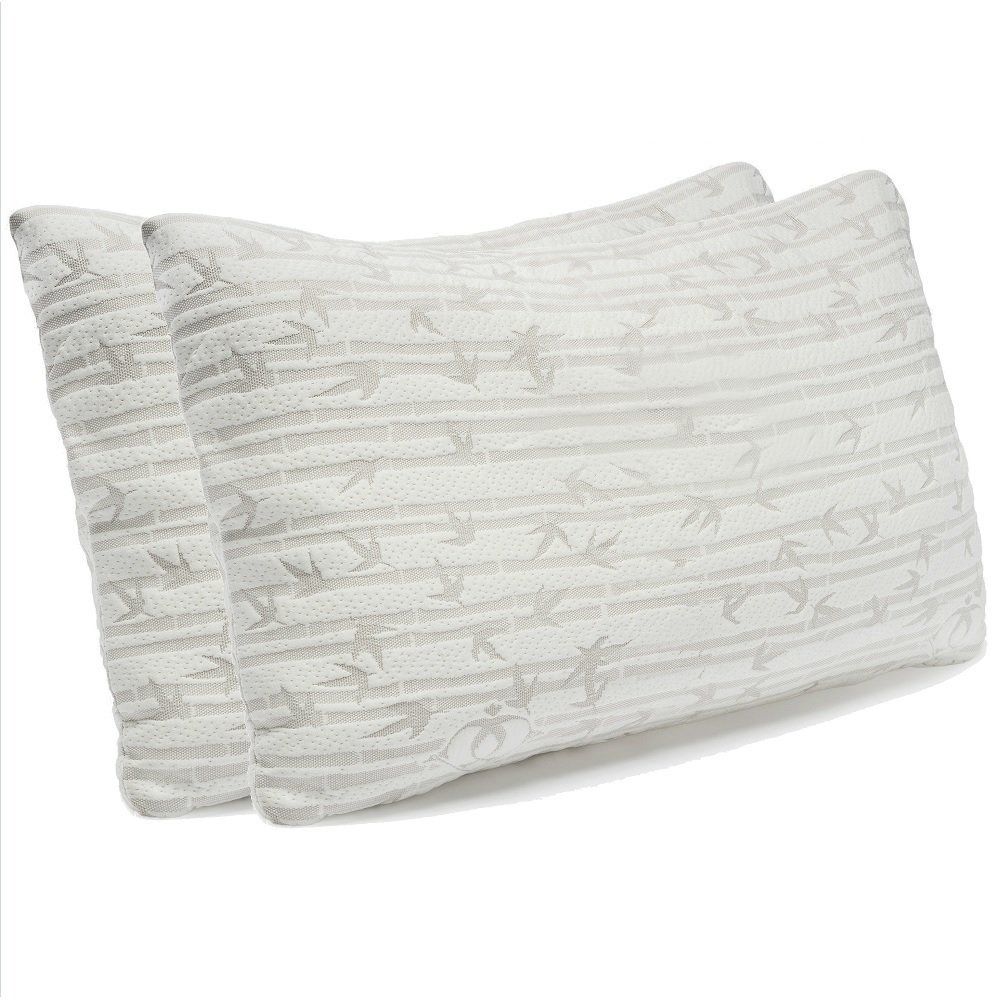 for Allergy Sufferers with Removable Washable Warm Cover Shredded Memory Foam Pillow