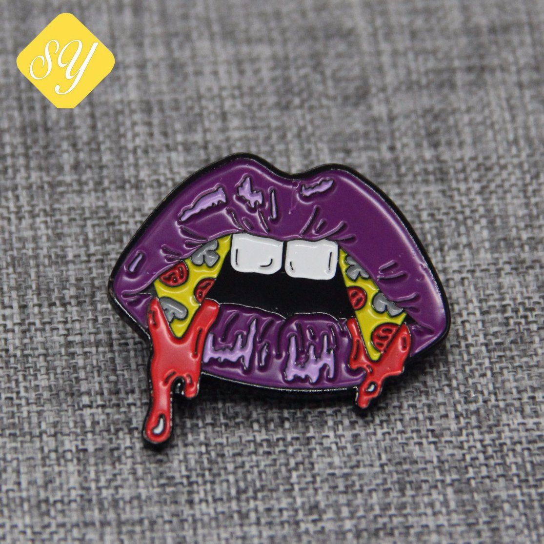 OEM Promotional Customized 2D/3D Design Soft Enamel Flower Lapel Pin