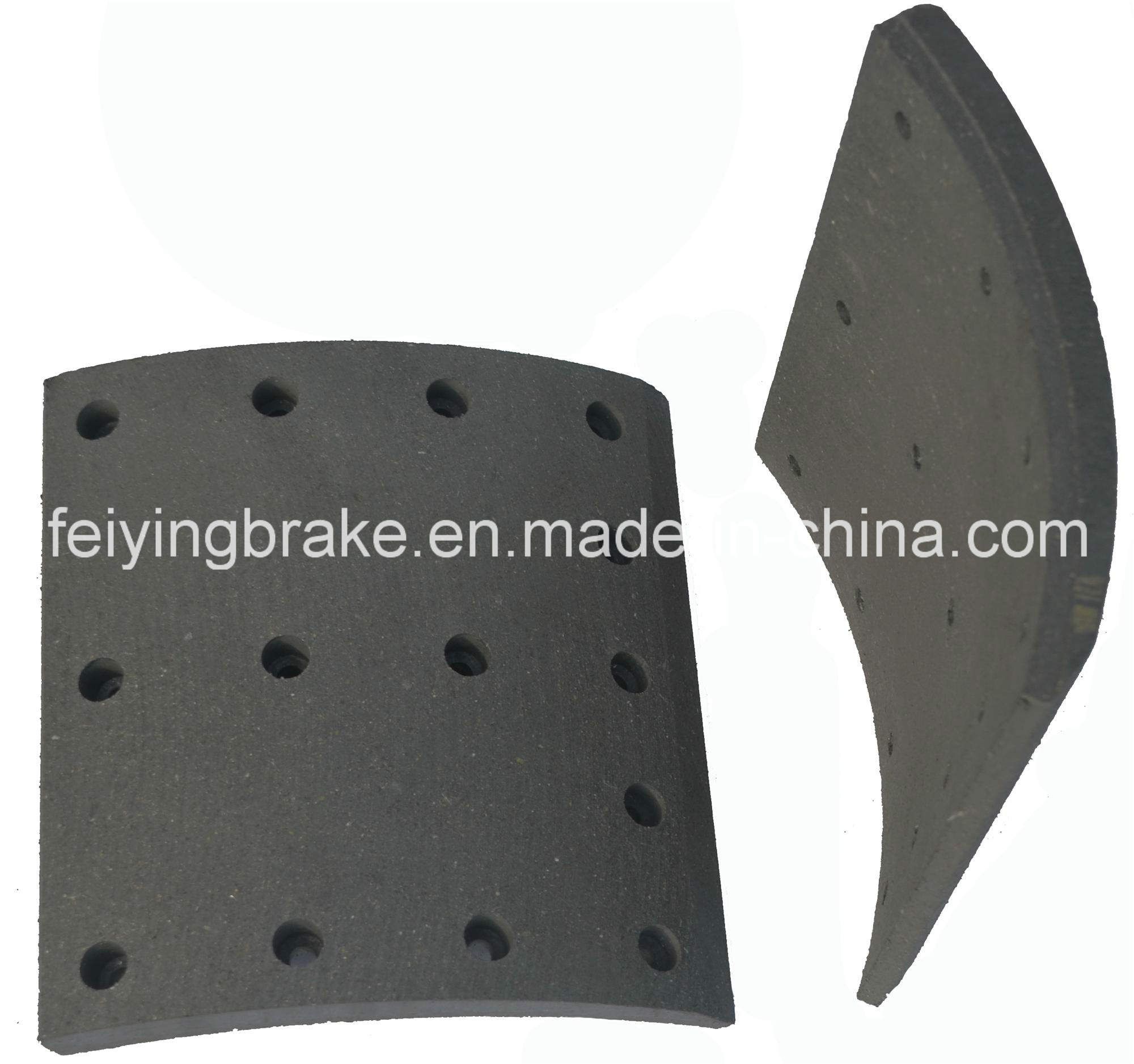 European Truck Brake Lining (WVA: 19939 BFMC VL/88/1) with Asbestos and Asbestos Free