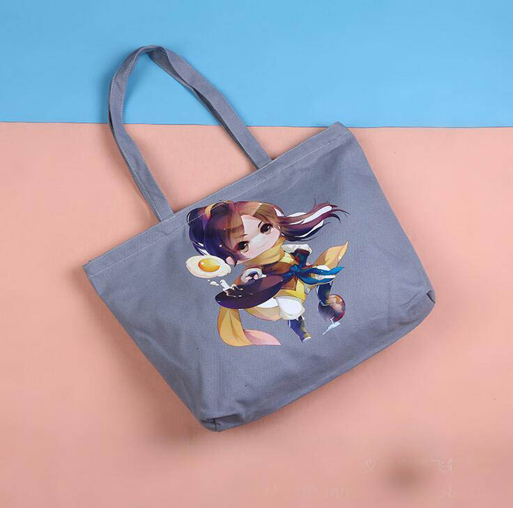 2017 Factory Price Fashion Trend Ladies Canvas Shopping Bag