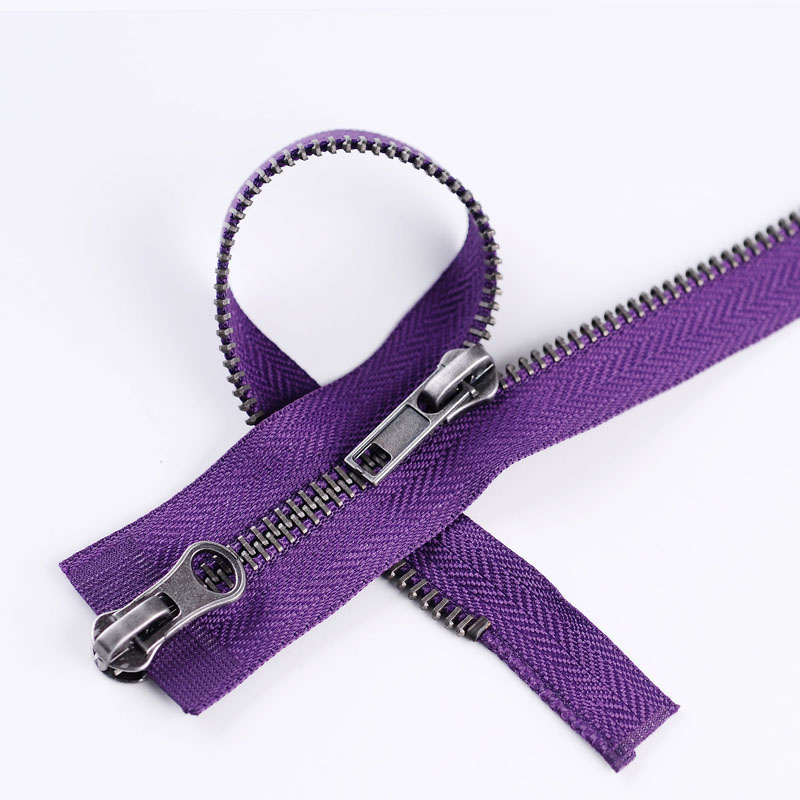 No. 5 Black Anti-Brass Zipper Two Way Open End