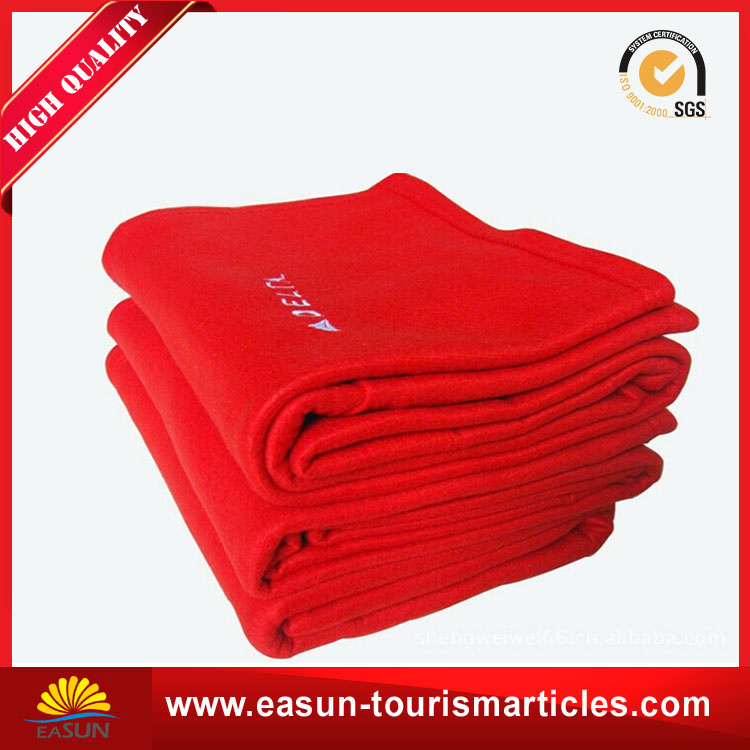 High Quality Soft Brushed Airline Plaid Blanket with Cheap Price