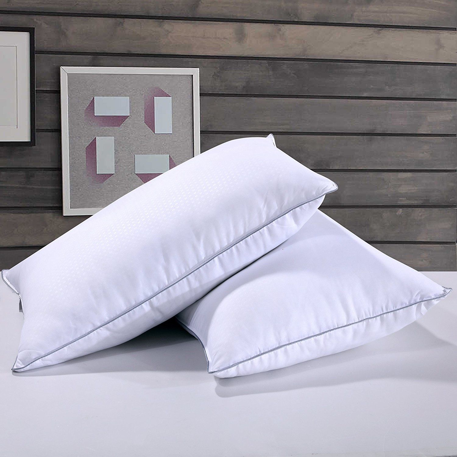 100% Hypoallergenic Polyester Down Feather Pillow Feather Bed Pillows