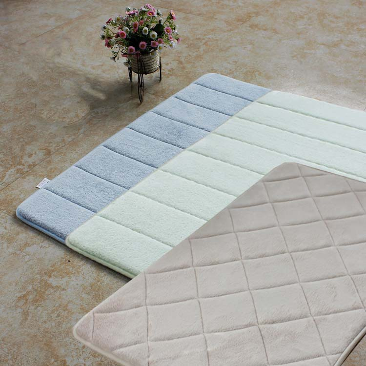 Solid Frennel with Memory Foam Carpet