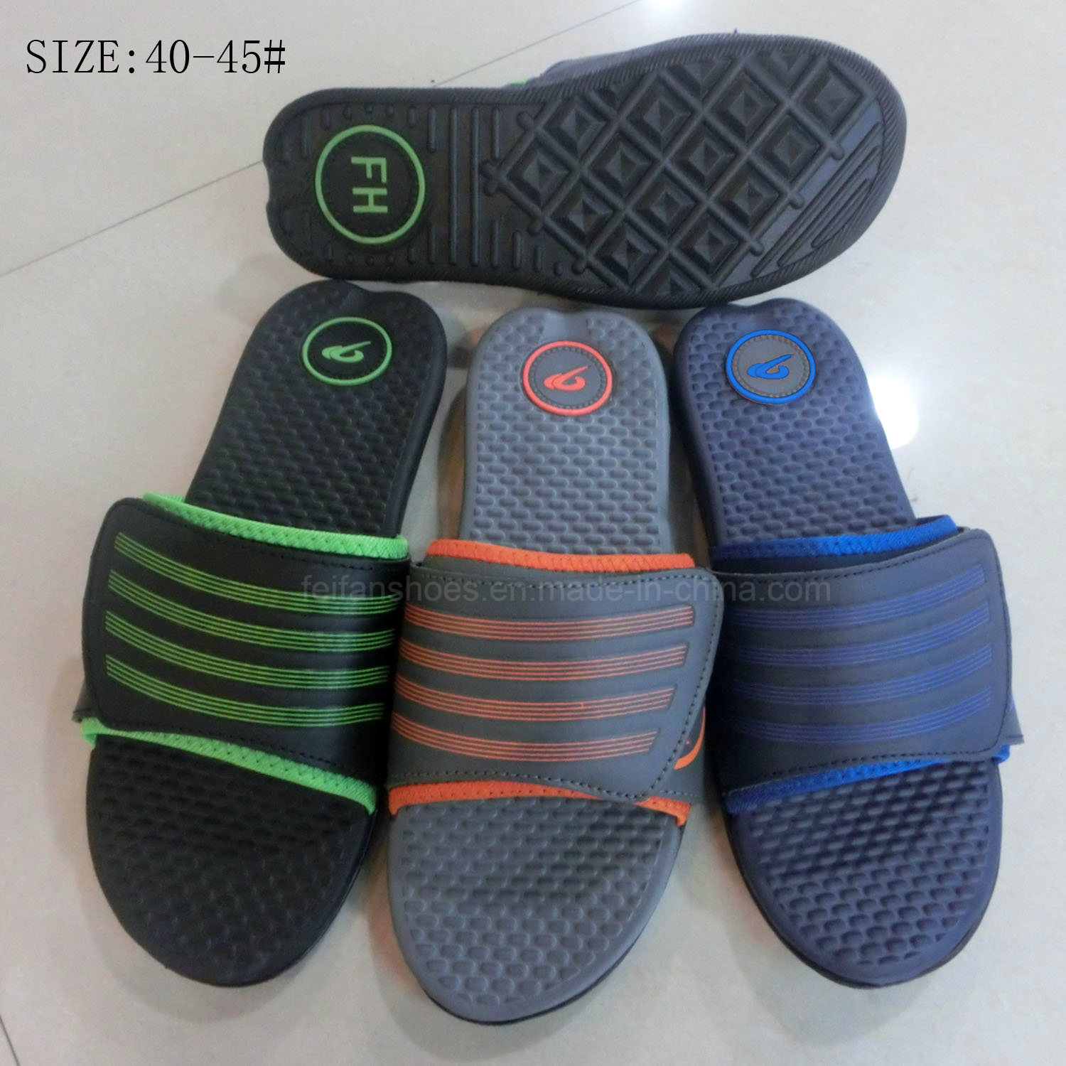 Newest Men's Slipper Beach House Shoes Sandals (FY151022-7)