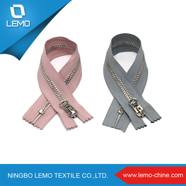 Factory Direct Sale Size Custom Metal Zipper