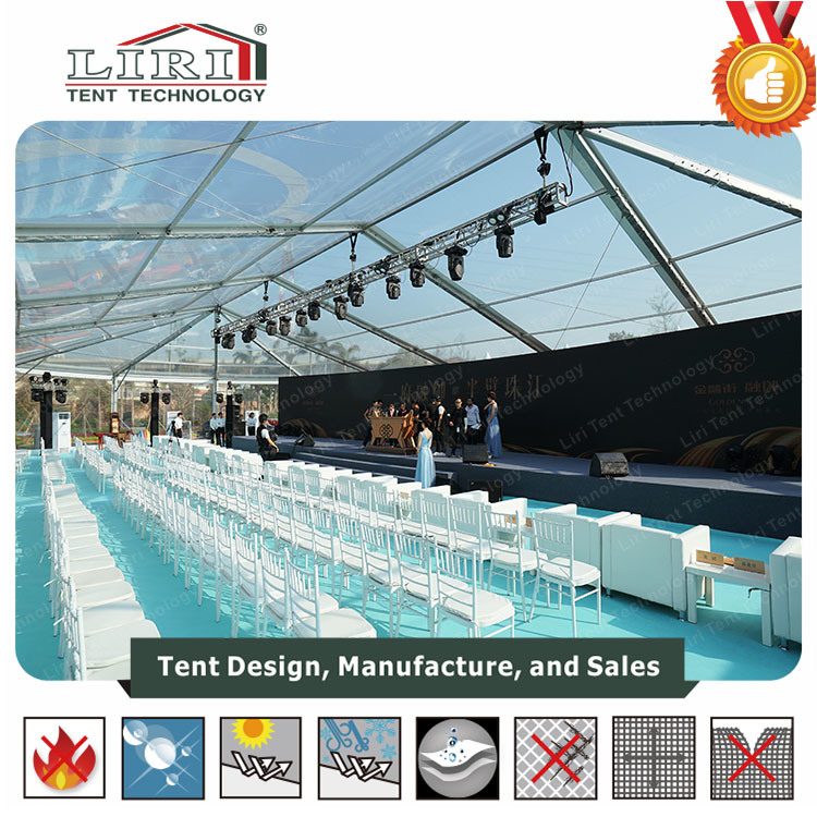 Transparent Mixed Marquee Tent for 500 People Catering