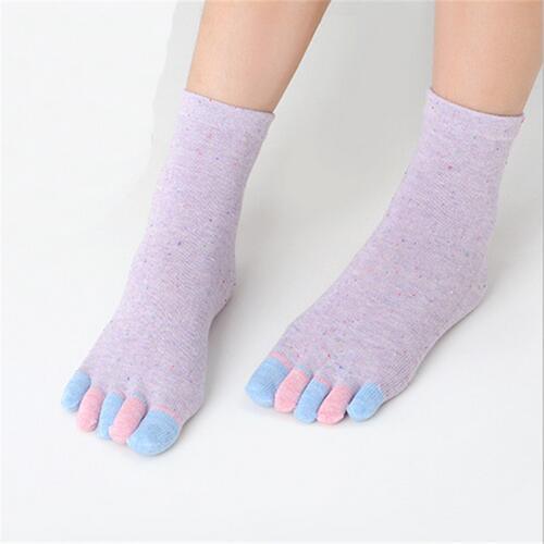Pure Color cotton Sweety Leisure Toe Sock