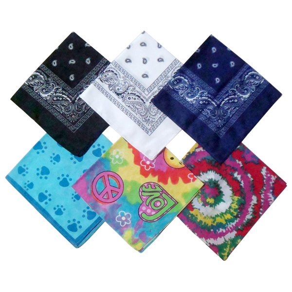 High Quality Customized Printed Cotton Bandana