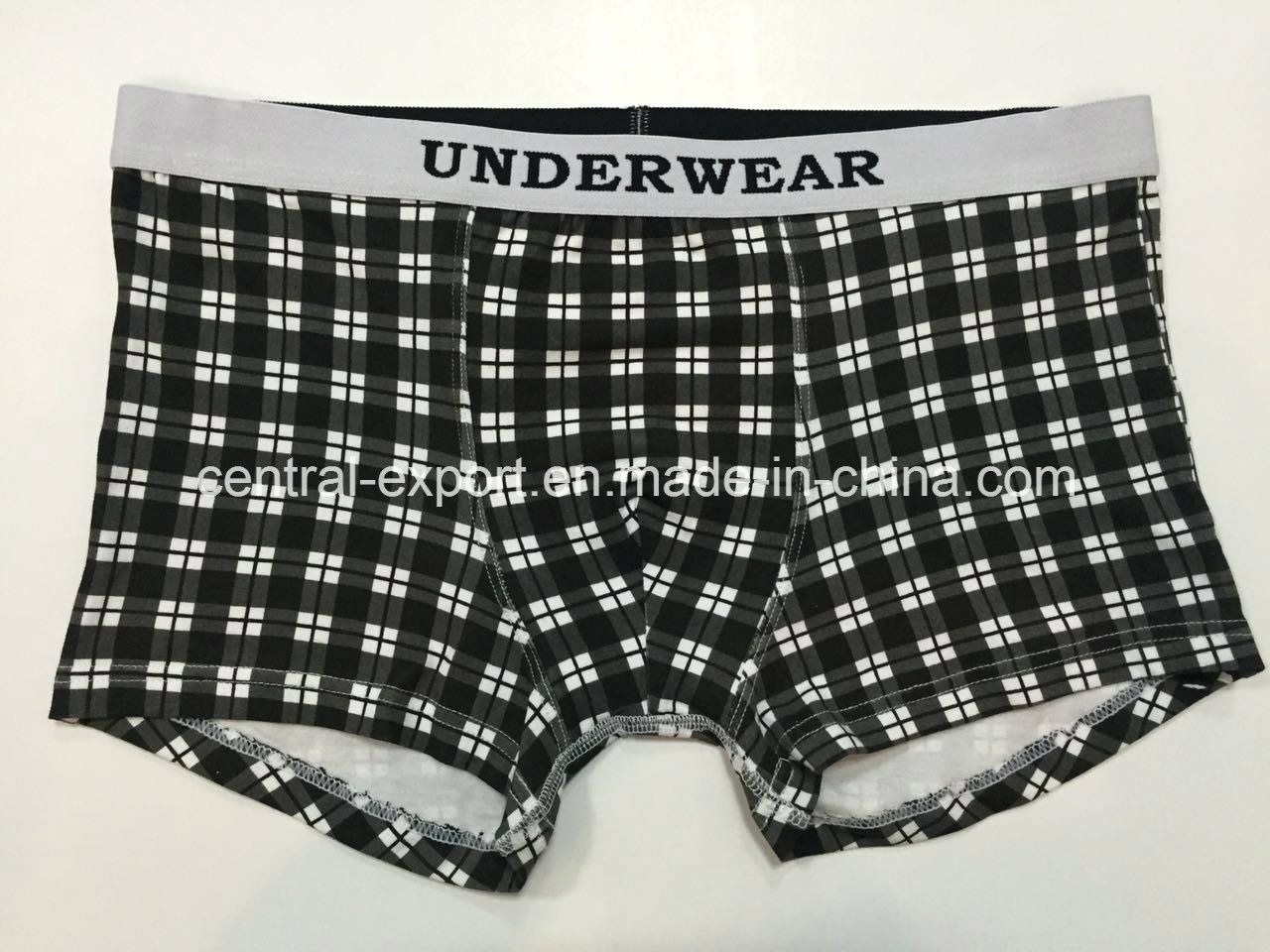 Allover Checks Printed New Style Men's Boxer Short Underwear