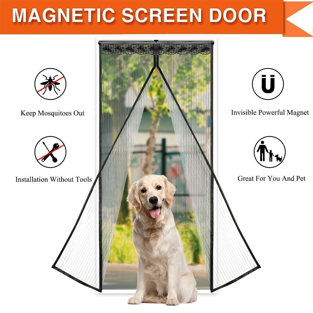 2018 Magnetic Mosquito Door Curtain Fly Mosquito Screen Door